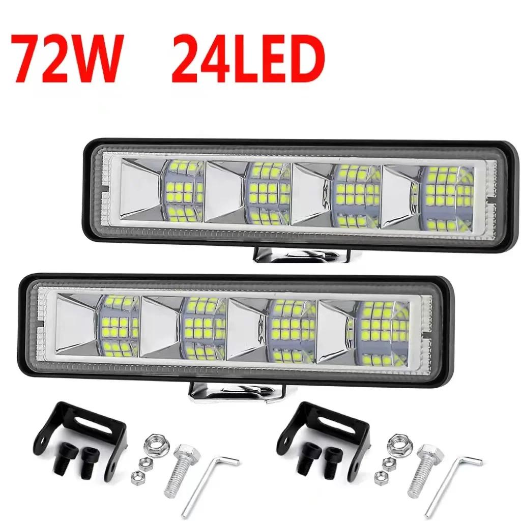 ڵ ۾ LED , ε SUV ATV  Ʈ Ʈ Ʈ , LED ޺ , 72W, 4x4 24LED ۾ , 12V 24V